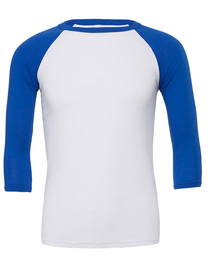 Unisex 3/4 Sleeve Baseball T-Shirt (CV3200)