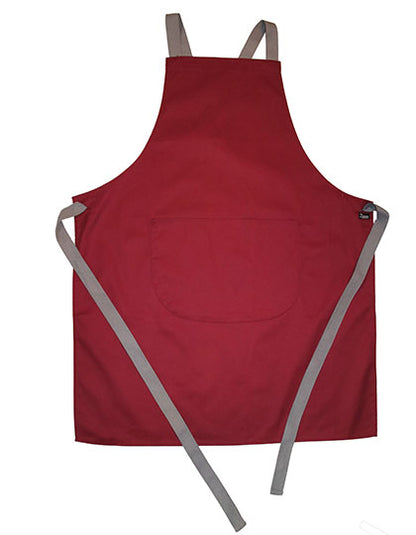 Apron With Grey Ties Crossover (DL130)