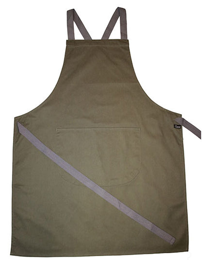 Apron With Grey Ties Crossover (DL130)