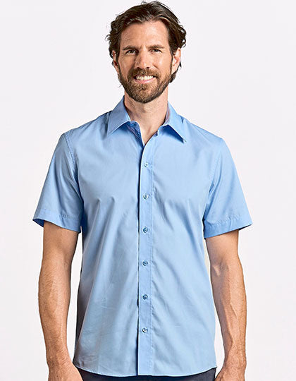 Men´s Poplin Shirt Short Sleeve (E6300)