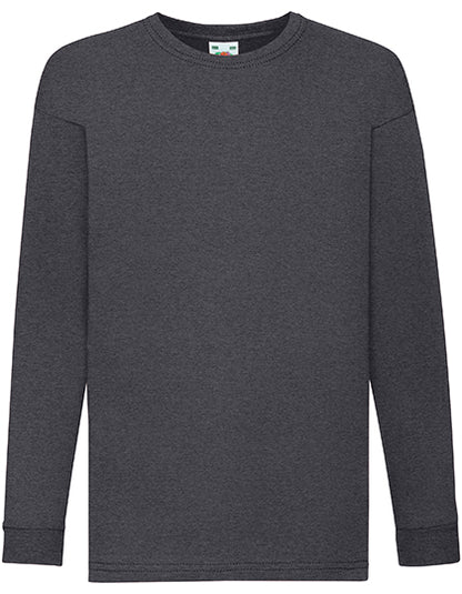 Kids´ Valueweight Long Sleeve T (F240K)