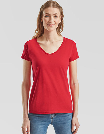 Ladies´ Iconic 150 V Neck T (F274)