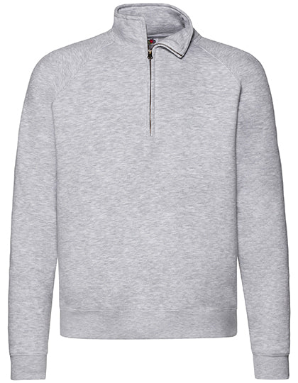Premium Zip Neck Raglan Sweat (F382)