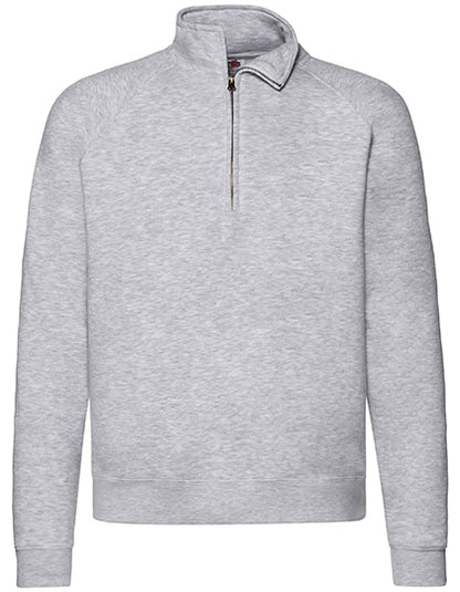 Premium Zip Neck Raglan Sweat (F382)