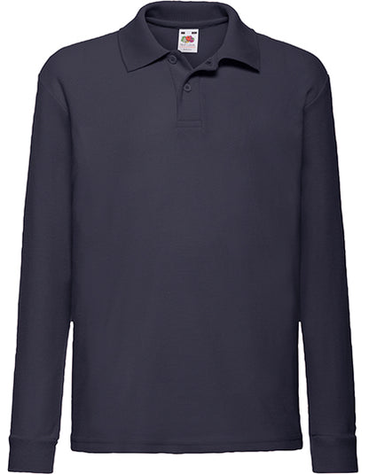 Kids´ Long Sleeve 65/35 Polo (F504K)