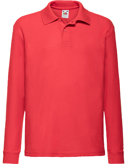 Kids´ Long Sleeve 65/35 Polo (F504K)