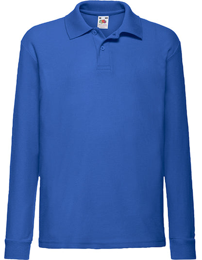 Kids´ Long Sleeve 65/35 Polo (F504K)