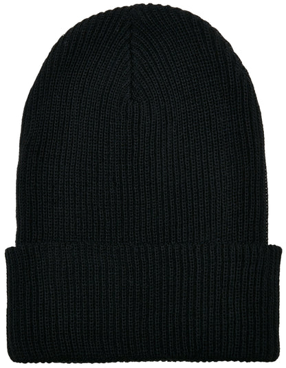 Recycled Yarn Ribbed Knit Beanie (FX1504RY)