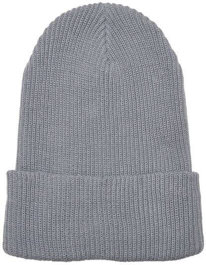 Recycled Yarn Ribbed Knit Beanie (FX1504RY)