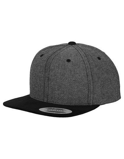 Chambray-Suede Snapback (FX6089CH)
