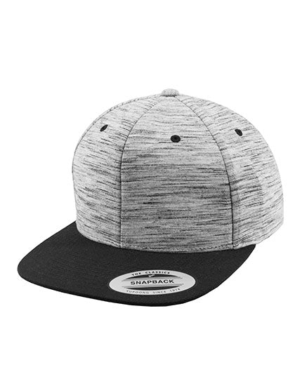 Stripes Melange Crown Snapback (FX6089SC)