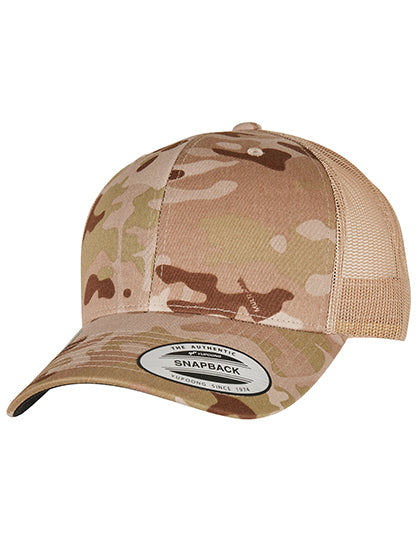 Retro Trucker Multicam Cap (FX6606MC)