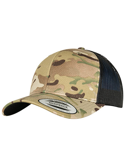 Retro Trucker Multicam Cap (FX6606MC)