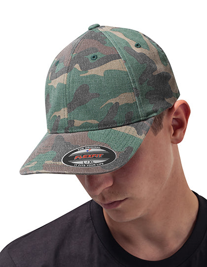 Flexfit Garmet Washed Camo Cap (FX6977CA)