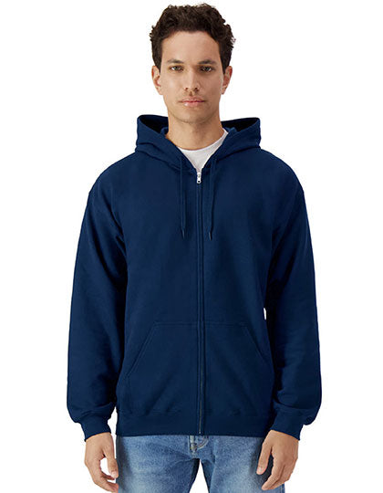 Softstyle® Midweight Fleece Adult Full Zip Hooded Sweatshirt (GSF600)