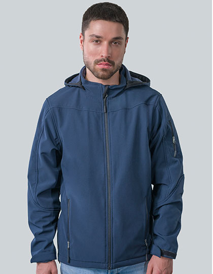 Men´s Hooded Soft-Shell Jacket (HRM1101)