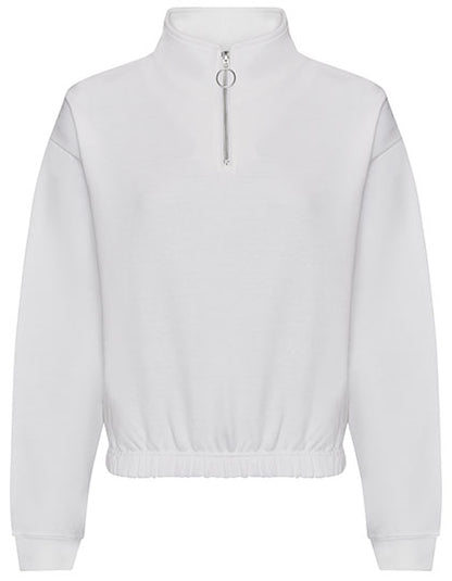 Women´s Cropped 1/4 Zip Sweat (JH037)