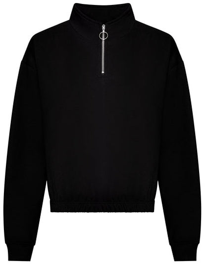 Women´s Cropped 1/4 Zip Sweat (JH037)