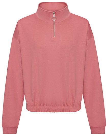 Women´s Cropped 1/4 Zip Sweat (JH037)