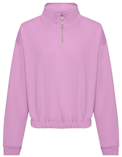 Women´s Cropped 1/4 Zip Sweat (JH037)