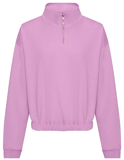 Women´s Cropped 1/4 Zip Sweat (JH037)