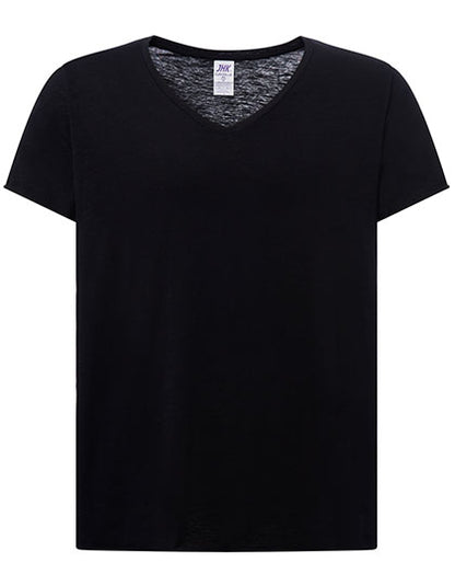 Ladies´ Curves Slub T-Shirt (JHK603)