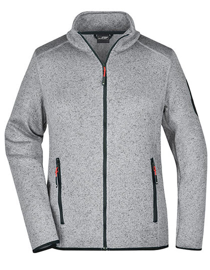 Ladies´ Knitted Fleece Jacket (JN761)