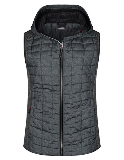 Ladies´ Knitted Hybrid Vest (JN767)