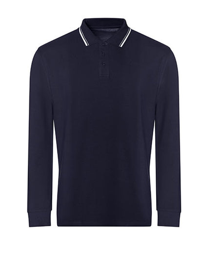 Long Sleeve Tipped 100 Polo (JP103)