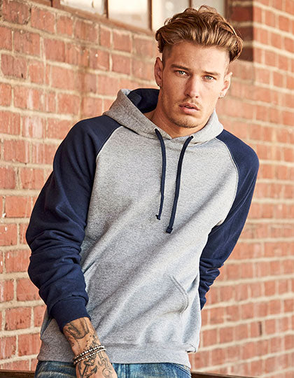 Nublend® Colour-Block Raglan Hooded Sweatshirt (JZ96CR)