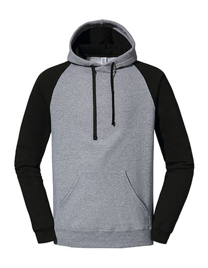 Nublend® Colour-Block Raglan Hooded Sweatshirt (JZ96CR)