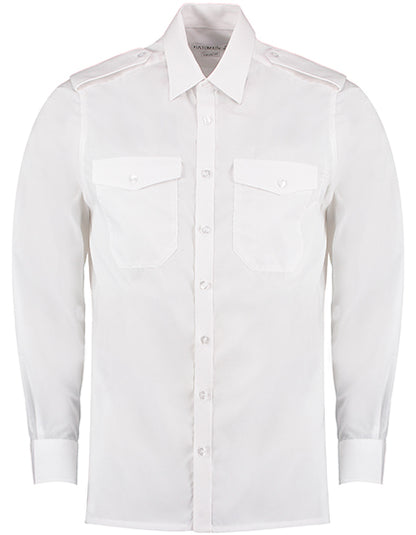 Men´s Tailored Fit Pilot Shirt Long Sleeve (K134)