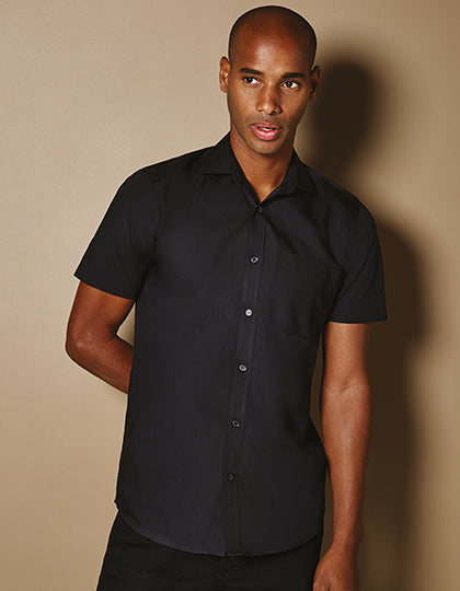 Men´s Tailored Fit Poplin Shirt Short Sleeve (K141)
