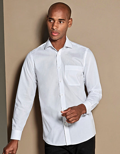Men´s Tailored Fit Poplin Shirt Long Sleeve (K142)
