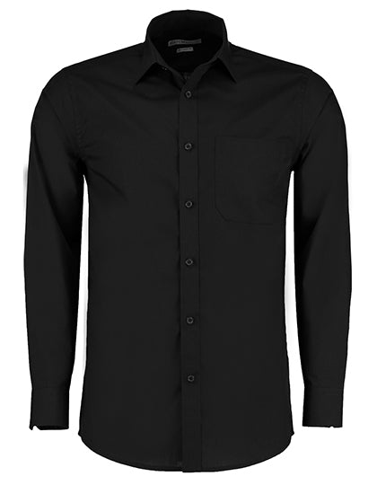 Men´s Tailored Fit Poplin Shirt Long Sleeve (K142)