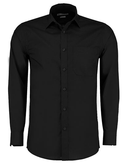 Men´s Tailored Fit Poplin Shirt Long Sleeve (K142)