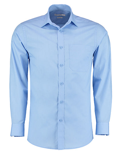 Men´s Tailored Fit Poplin Shirt Long Sleeve (K142)