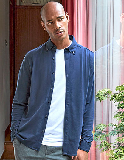 Tailored Fit Superwash® 60º Pique Shirt Long Sleeve (K143)