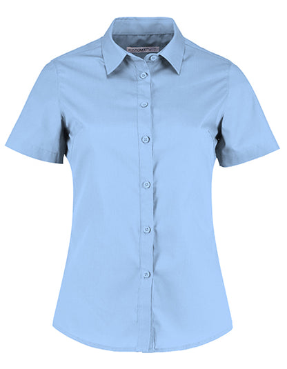 Women´s Tailored Fit Poplin Shirt Short Sleeve (K241)
