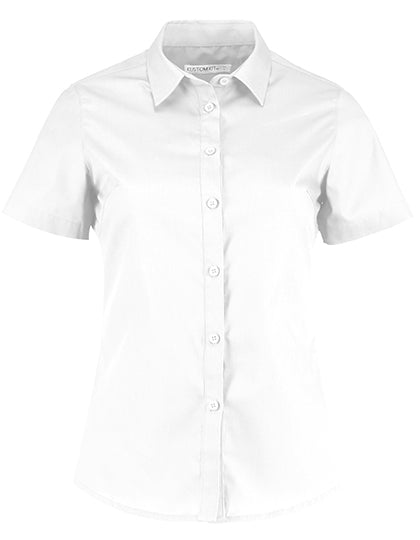 Women´s Tailored Fit Poplin Shirt Short Sleeve (K241)