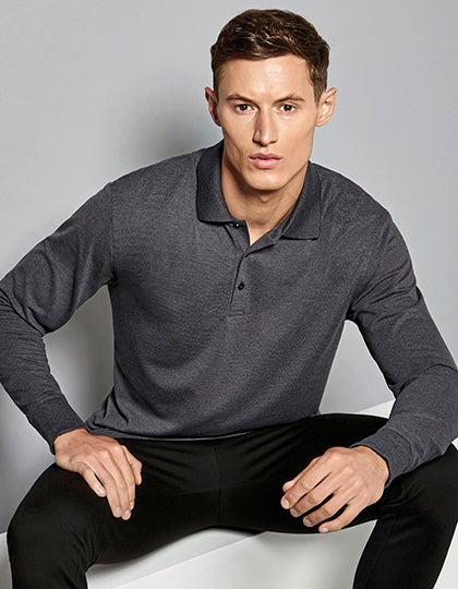 Men´s Classic Fit Long Sleeve Polo Shirt (K430)