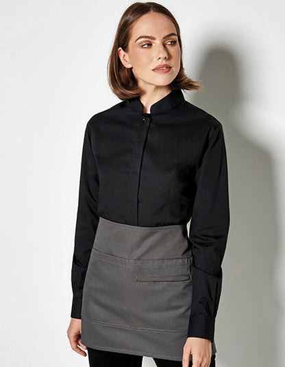 Women´s Tailored Fit Shirt Mandarin Collar Long Sleeve (K740)