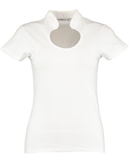 Women`s Regular Fit Keyhole Neck Top (K755)