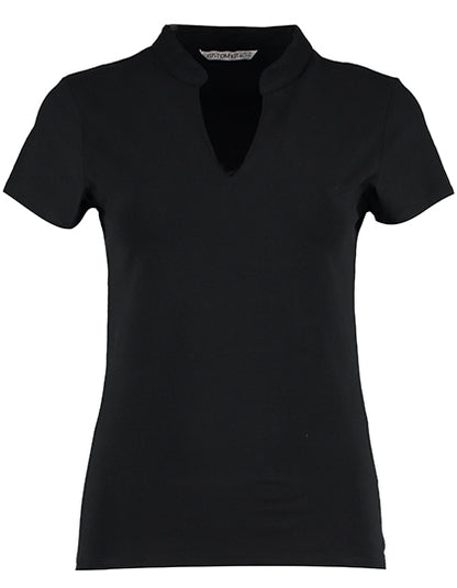 Women`s Regular Fit Mandarin Collar Top (K770)