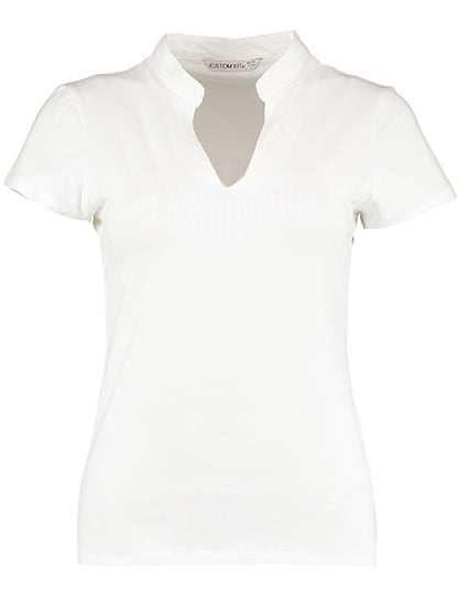 Women`s Regular Fit Mandarin Collar Top (K770)