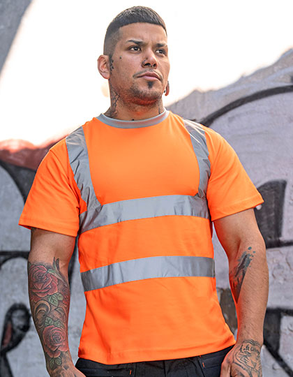 Heavy Duty Polycotton Hi-Vis T-Shirt Barcelona (KX074)