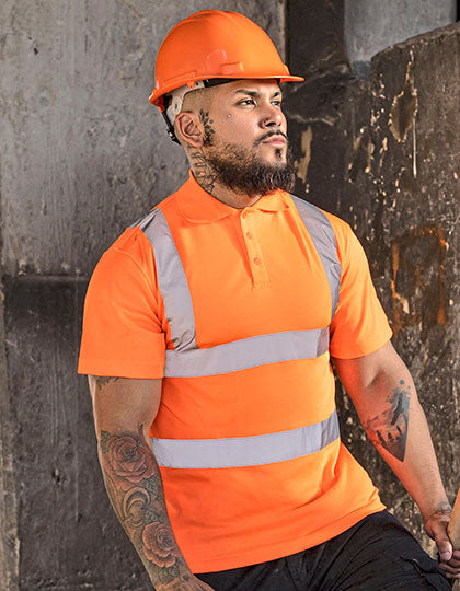 High-End Polycotton Hi-Vis Polo Shirt Cambridge (KX075)