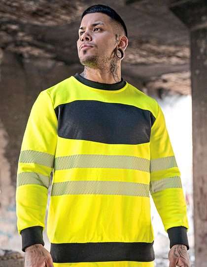 EOS Hi-Vis Workwear Sweatshirt With Printing Area (KX1001)
