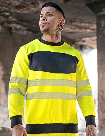 EOS Hi-Vis Workwear Sweatshirt With Printing Area (KX1001)