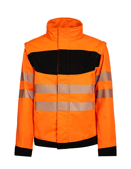 EOS Hi-Vis Workwear Softshell Jacket With Printing Area (KX1003)